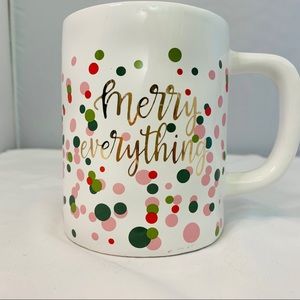 Pier 1 Imports Holiday Ceramic Coffee Mug
